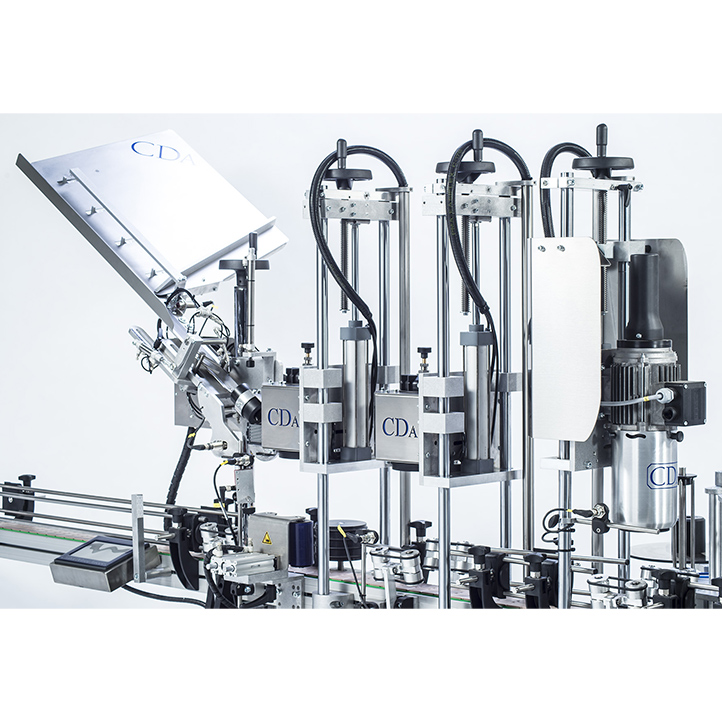 hoods or capsules dispenser labelling machine r1000-1500 mixte cda