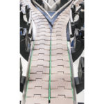 single belt conveyor double triple labeller-filler cda