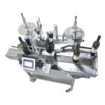 semi automatic labelling machine with conveyor ninette auto cda