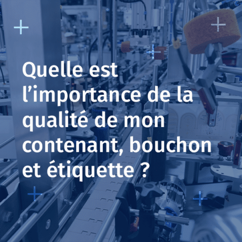 Visuel article importance bouchon contenant étiquette