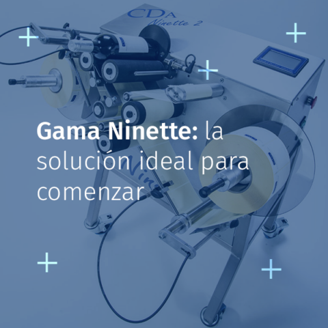 Ninette de CDA: la etiquetadora semiautomática ideal para pequeñas producciones