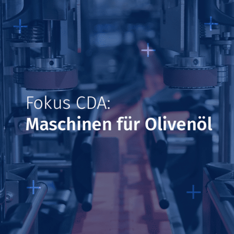 Fokus CDA: Maschinen für Olivenöl
